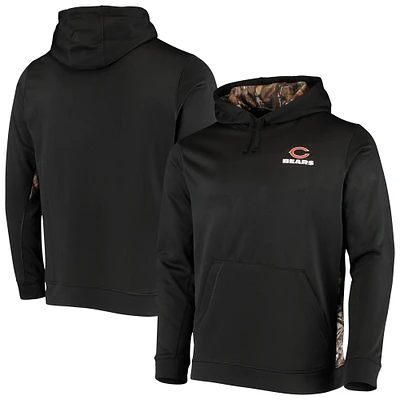 Sweat à capuche Dunbrooke noir/Realtree Camo pour hommes, Chicago Bears Logo Ranger, pull