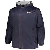 Men's Dunbrooke Navy Chicago Bears Big & Tall Legacy Stadium Full-Zip Jacket