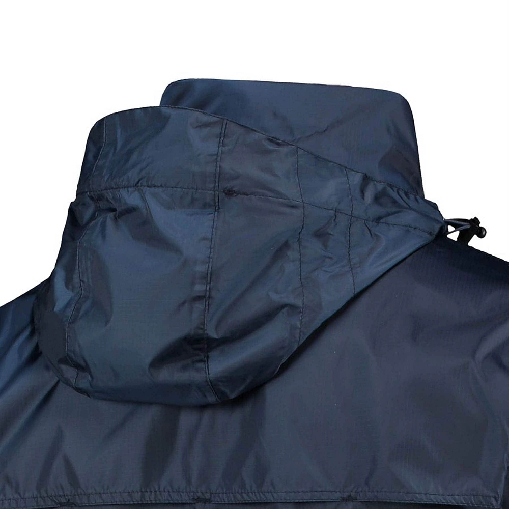 Men's Dunbrooke Navy Chicago Bears Circle Sportsman Waterproof Packable Lightweight Full-Zip Jacket