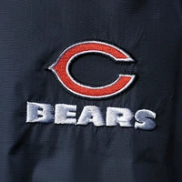 Men's Dunbrooke Navy Chicago Bears Circle Sportsman Waterproof Packable Lightweight Full-Zip Jacket