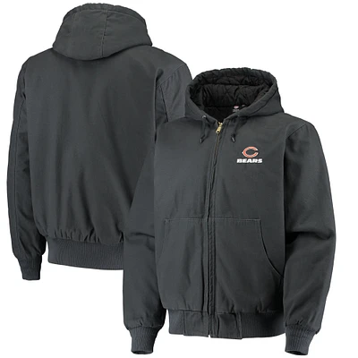 Veste à capuche en toile de coton Dakota Bears Chicago pour hommes Dunbrooke Navy