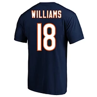 Men's Fanatics Caleb Williams Navy Chicago Bears  Big & Tall Name Number T-Shirt