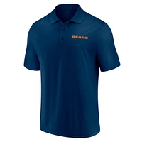 Men's Fanatics Chicago Bears Lockup Two-Pack Polo Set