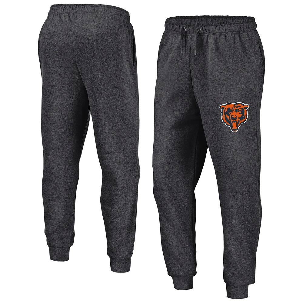 Men's Fanatics Heather Charcoal Chicago Bears Boost Fleece Joggers