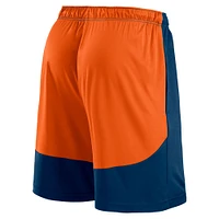 Men's Fanatics Navy/Orange Chicago Bears Launch Shorts