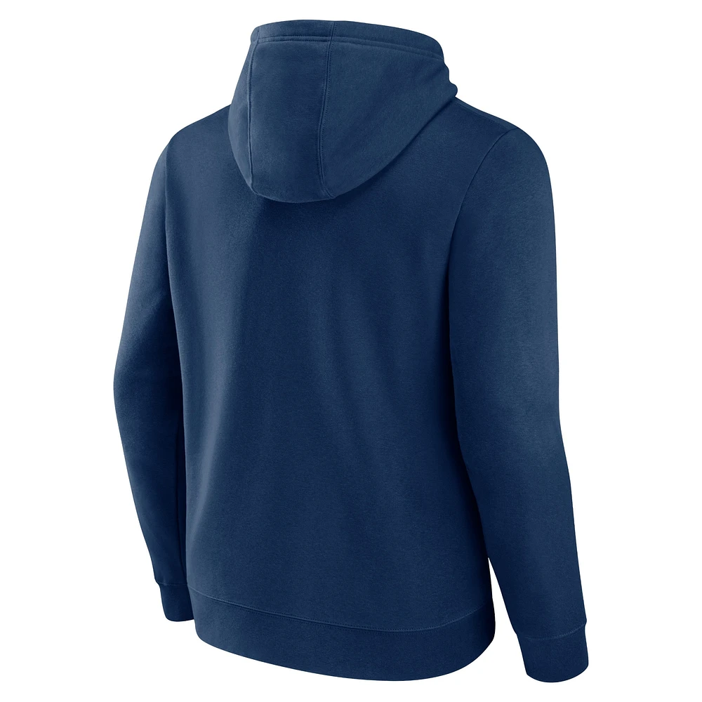 Sweat à capuche Fanatics Navy Chicago Bears Between the Pylons pour hommes