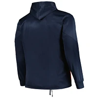 Men's Fanatics  Navy Chicago Bears Big & Tall Pullover Hoodie