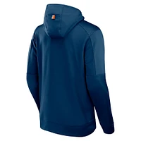 Men's Fanatics Navy Chicago Bears Defender Full-Zip Hoodie
