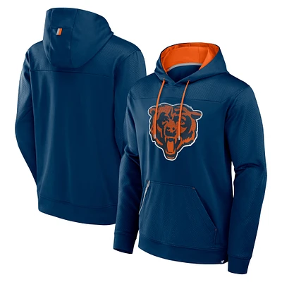 Sweat à capuche bleu marine Chicago Bears Defender pour homme Fanatics