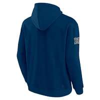 Men's Fanatics Navy Chicago Bears Elements Pace Pullover Hoodie