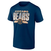 Men's Fanatics Navy Chicago Bears Fading Out T-Shirt