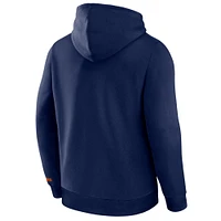 Men's Fanatics  Navy Chicago Bears Legacy Fleece Pullover Hoodie