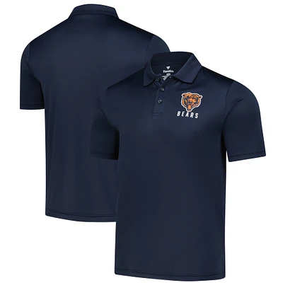 Polo Fanatics bleu marine pour homme des Chicago Bears