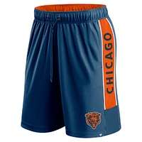 Men's Fanatics  Navy Chicago Bears Win The Match Shorts