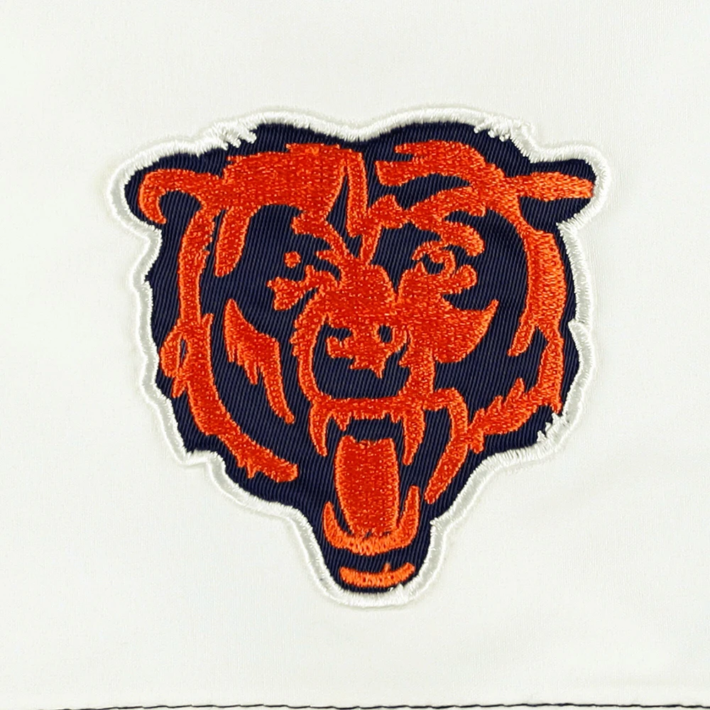 Men's G-III Sports by Carl Banks Navy/White Chicago Bears Ocean Tide Swim Trunks