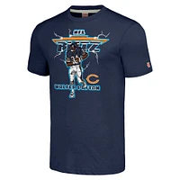 Men's Homage Walter Payton Navy Chicago Bears NFL Blitz Retired Player Tri-Blend T-Shirt