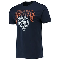Men's Junk Food Navy Chicago Bears Bold Logo T-Shirt