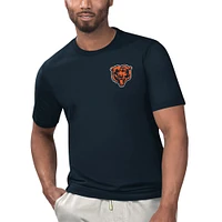 Men's Margaritaville Navy Chicago Bears License to Chill T-Shirt
