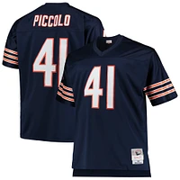 Maillot de réplique joueur retraité Mitchell & Ness Brian Piccolo Navy Chicago Bears Big Tall 1969 pour hommes