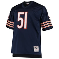 Men's Mitchell & Ness Dick Butkus Navy Chicago Bears Big Tall 1966 Retired Player Replica Jersey