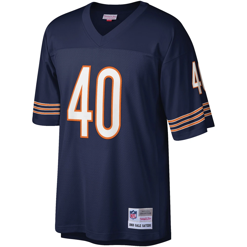 Men's Mitchell & Ness Gale Sayers Navy Chicago Bears Legacy Replica Jersey