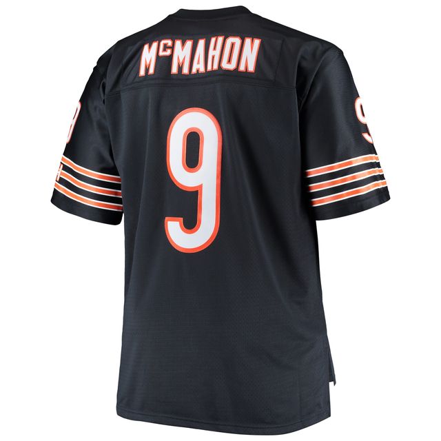 Maillot de réplique joueur retraité Mitchell & Ness Jim McMahon Navy Chicago Bears Big Tall 1985 pour hommes