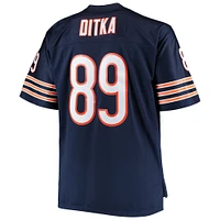 Men's Mitchell & Ness Mike Ditka Navy Chicago Bears Big Tall 1966 Retired Player Replica Jersey
