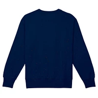 Men's Mitchell & Ness Navy Chicago Bears Basic Fleece Pullover Sweatshirt