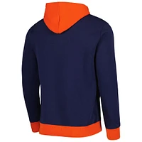 Men's Mitchell & Ness Navy Chicago Bears Big Face 5.0 Pullover Hoodie