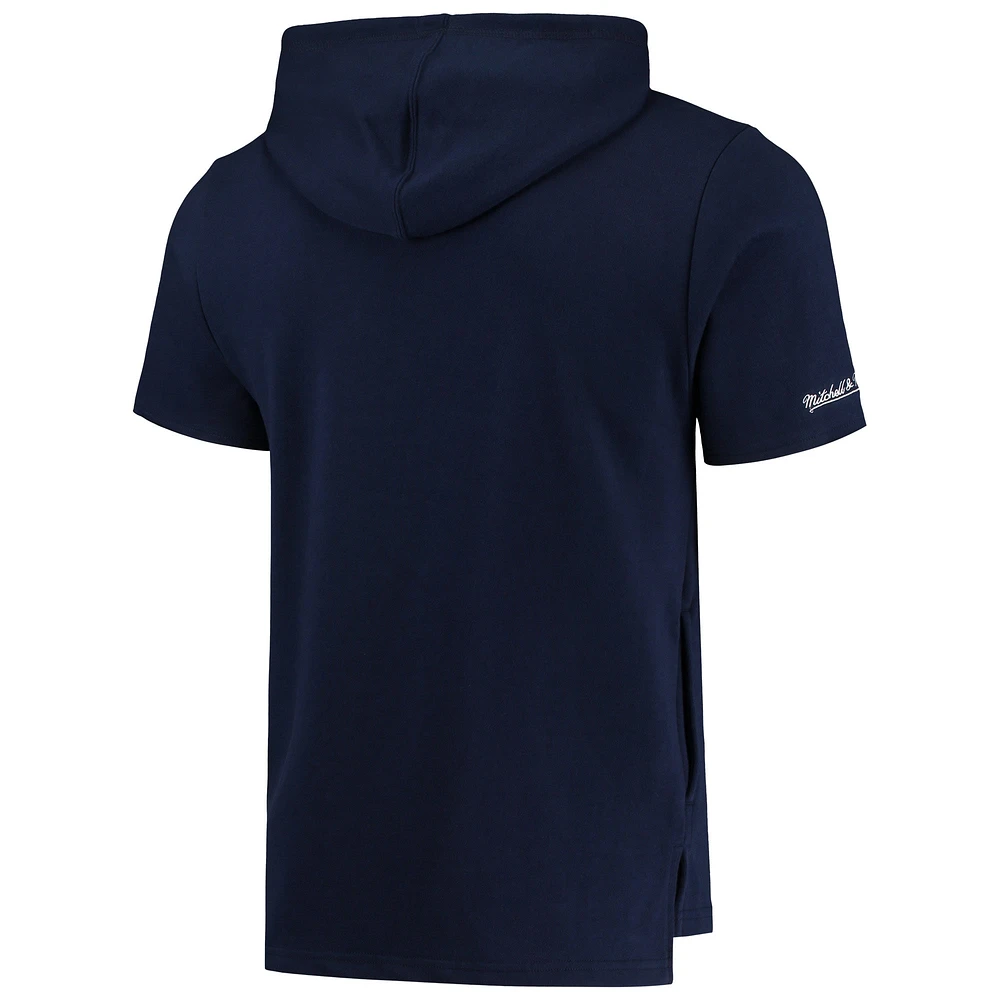 Men's Mitchell & Ness Navy Chicago Bears Game Day Hoodie T-Shirt