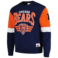 Chandail pour homme Mitchell & Ness bleu marine Chicago Bears Gridiron Classics Allover 3.0