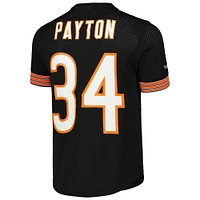Men's Mitchell & Ness Walter Payton Black Chicago Bears Retired Player Name Number Mesh Top