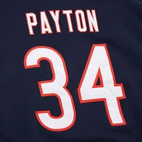 Men's Mitchell & Ness Walter Payton Navy Chicago Bears Retired Player Name Number Pullover Hoodie
