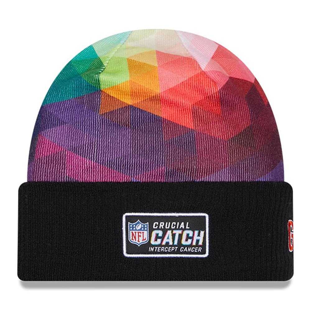 Men's New Era Black Chicago Bears 2023 NFL Crucial Catch Cuffed Knit Hat
