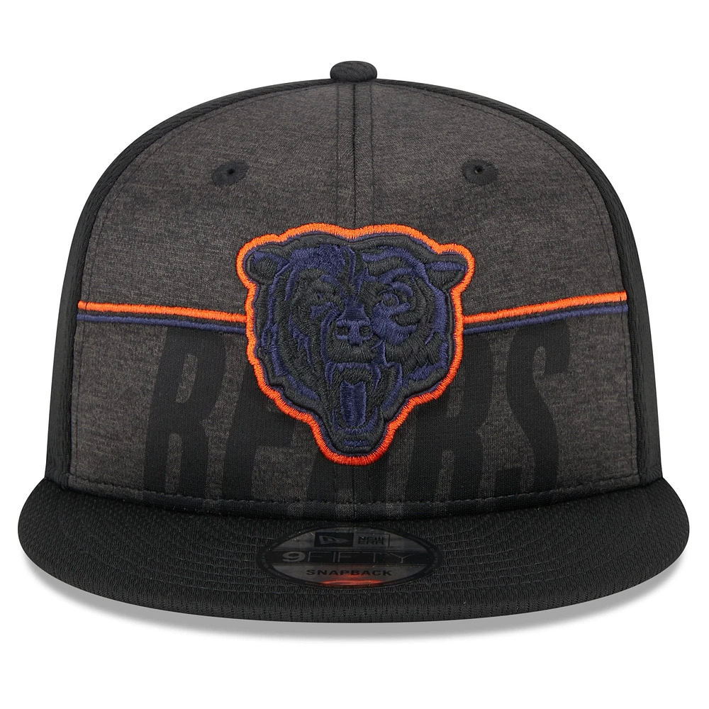 Men's New Era  Black Chicago Bears 2023 NFL Training Camp 9FIFTY Snapback Hat