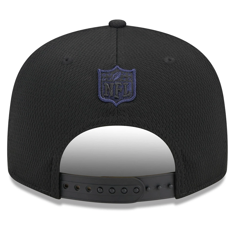 Men's New Era  Black Chicago Bears 2023 NFL Training Camp 9FIFTY Snapback Hat