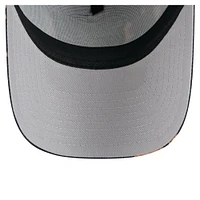 Men's New Era Black Chicago Bears Bleached A-Frame 9FORTY Trucker Adjustable Hat