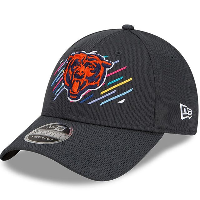 Casquette réglable 9FORTY pour homme Chicago Bears 2021 NFL Crucial Catch - Head Logo anthracite New Era