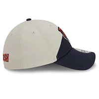 Men's New Era Cream/Navy Chicago Bears 2023 Sideline Historic 39THIRTY Flex Hat