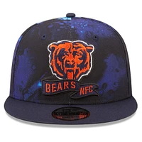 Men's New Era Navy Chicago Bears 2022 Sideline - 9FIFTY Ink Dye Snapback Hat