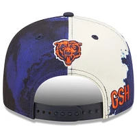 Men's New Era Navy Chicago Bears 2022 Sideline - 9FIFTY Ink Dye Snapback Hat