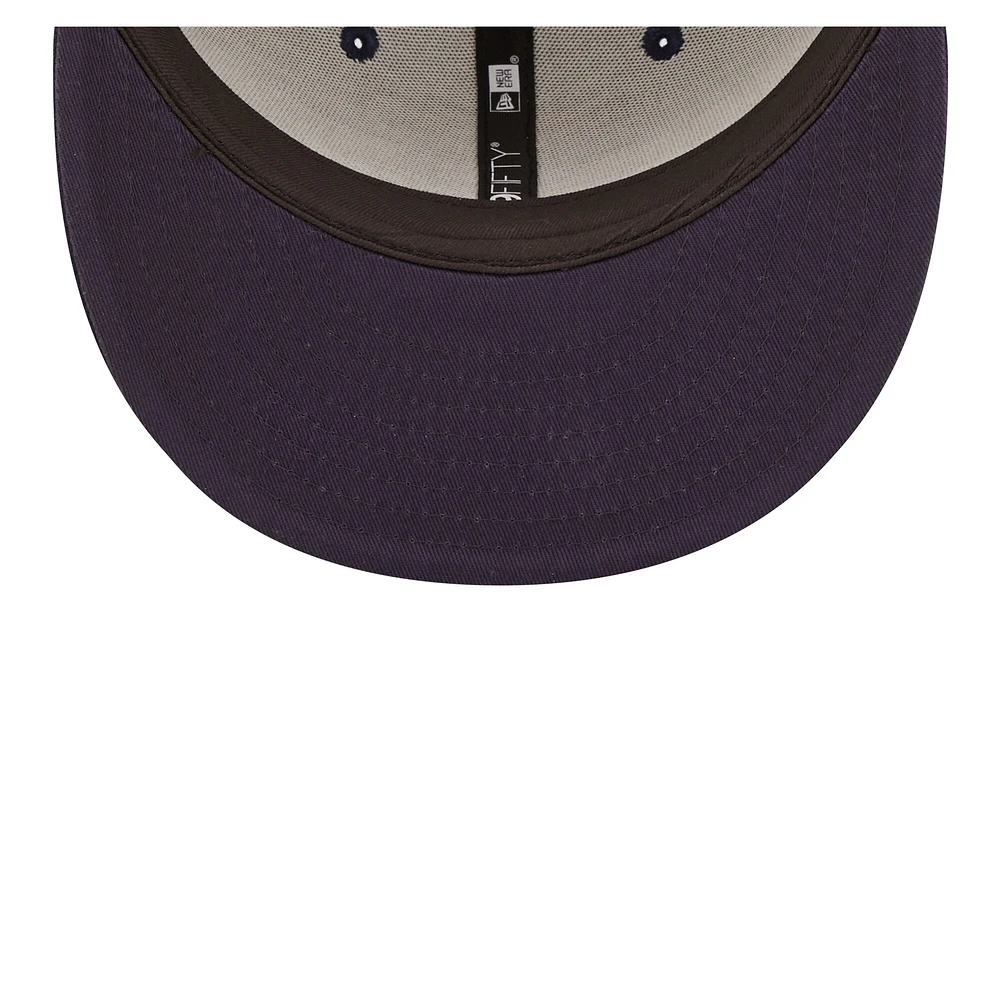 Men's New Era Navy Chicago Bears 2022 Sideline - 9FIFTY Ink Dye Snapback Hat