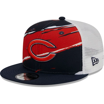 Casquette Snapback 9FIFTY Chicago Bears Tear Trucker New Era bleu marine pour homme