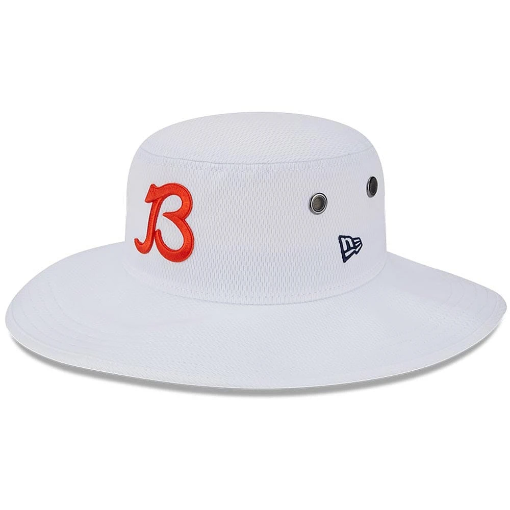 Casquette bob Panama New Era Chicago Bears 2023 NFL Training Camp Secondary Logo pour homme