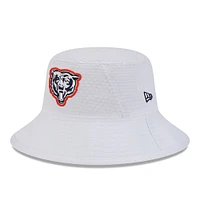 Men's New Era White Chicago Bears 2024 NFL Training Camp Stretch Bucket Hat