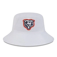 Men's New Era White Chicago Bears 2024 NFL Training Camp Stretch Bucket Hat