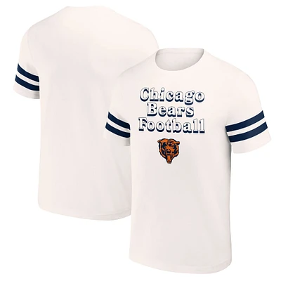T-shirt vintage pour homme de la collection NFL x Darius Rucker par Fanatics, couleur crème, Chicago Bears