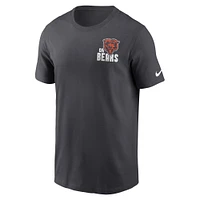 Men's Nike Anthracite Chicago Bears Blitz Essential T-Shirt