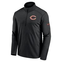 Men's Nike  Black Chicago Bears Pacer Half-Zip Top