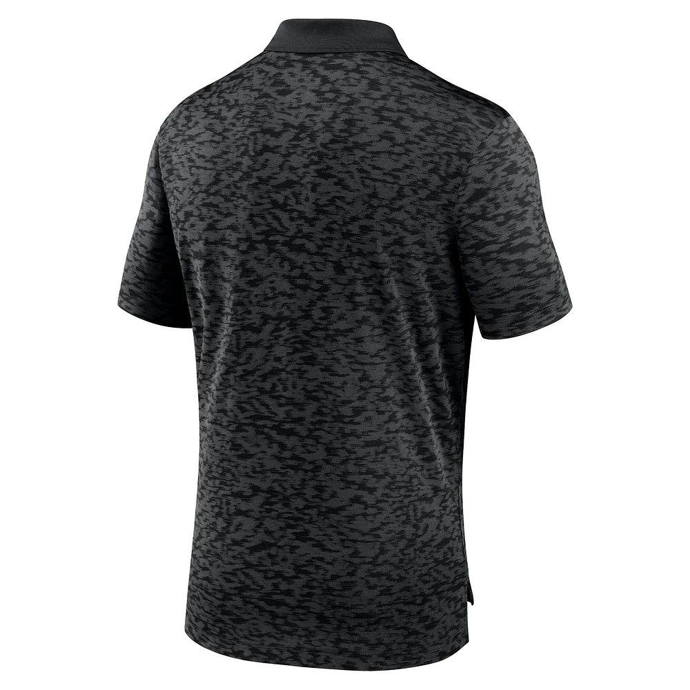 Men's Nike Black Chicago Bears Pique Fashion Performance Polo